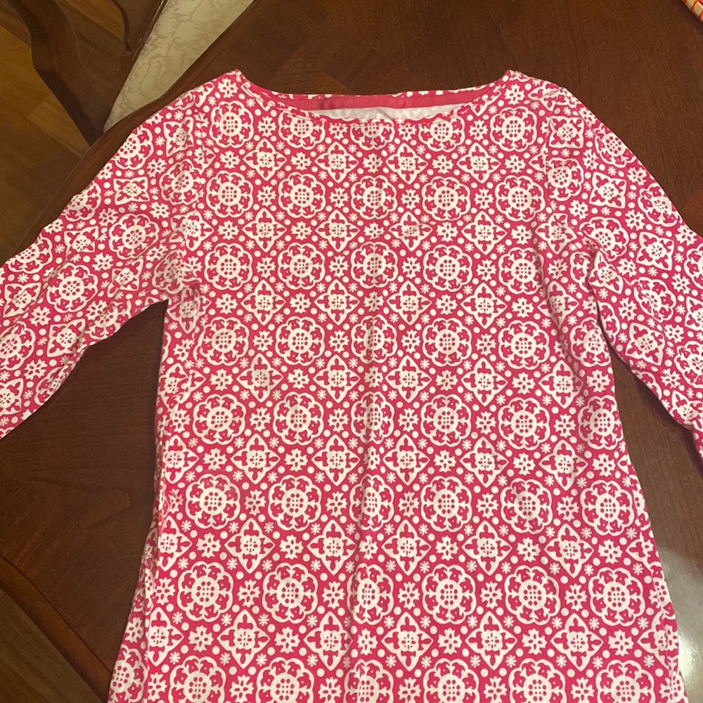 Talbots casual spandex three-quarter sleeve top